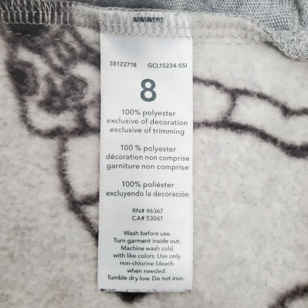 OshKosh B'Gosh Kids Boys Astronaut Full Zip-Front Fleece‎ Cozy Jacket Size 8